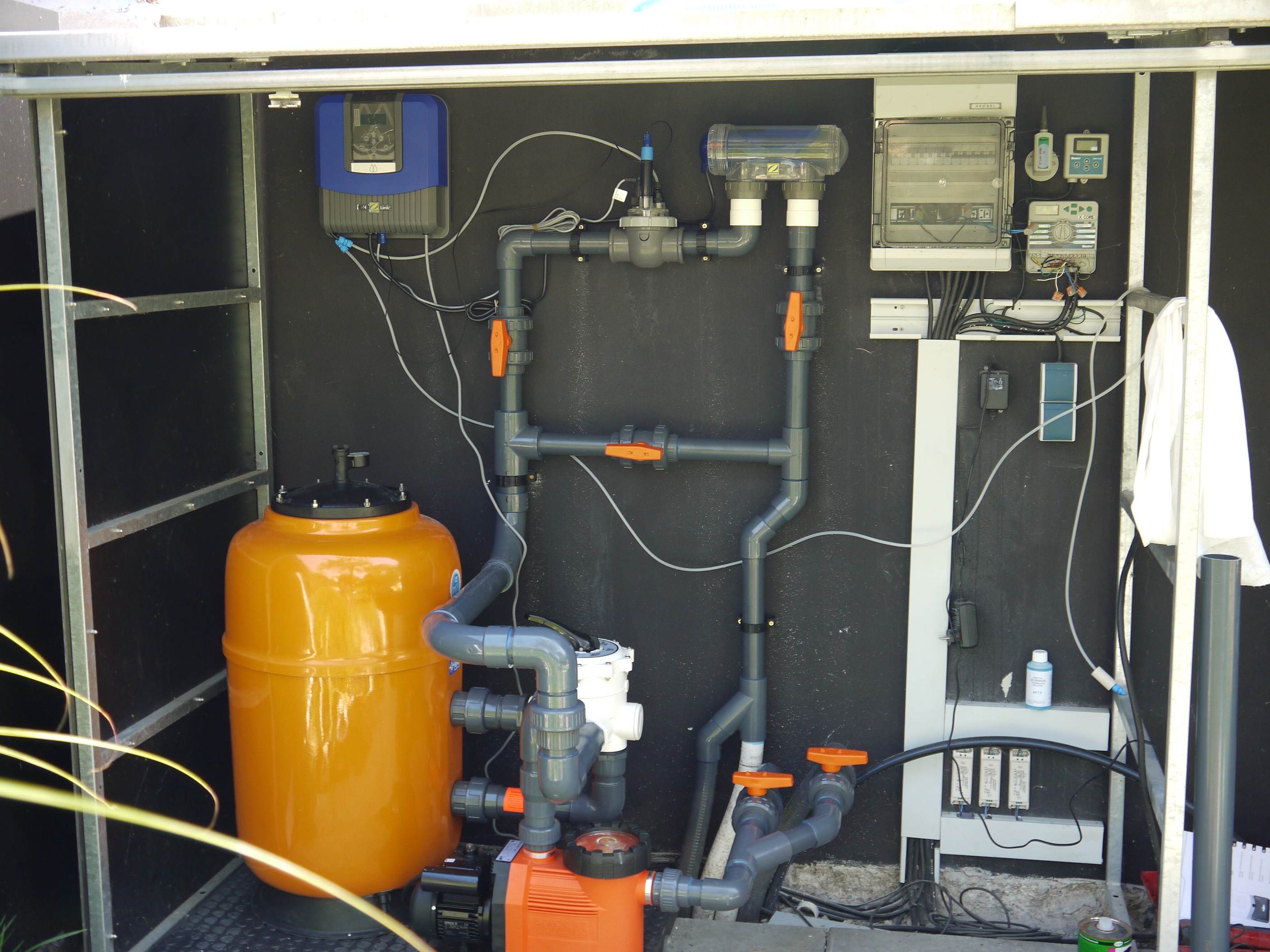Filteranlage mit Wasseraufbereitung auf Magnesiumbasis